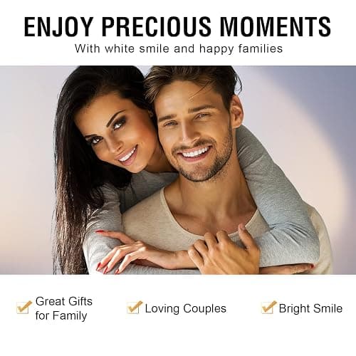 Teeth Whitening Strip for Sensitive Teeth 14 Treatments, Non-Slip Strips, Effective Kit, Fast Result Remove Smoking, Coffee Stains, Professional Tooth Whitening - 28 Non-Slip Strips thumbnail 7
