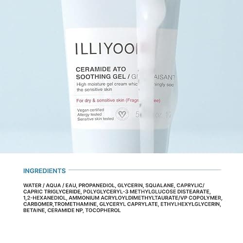 Illiyoon Ceramide Ato Soothing Gel - Vegan Facial Moisturizer for All Skin types, 5.9 Fl Oz (175ml) thumbnail 8