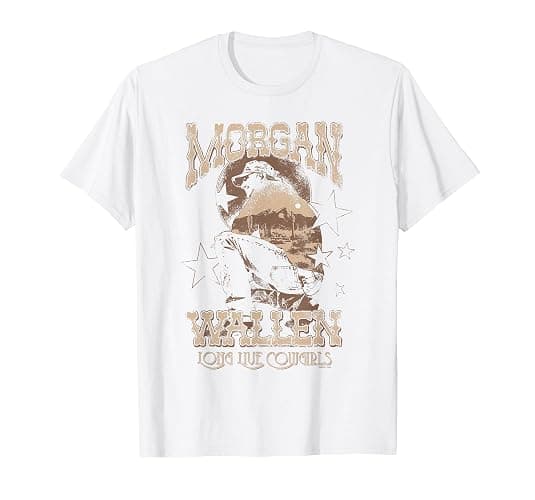 Official Morgan Wallen Long Live Cowgirls T-Shirt - Image 1