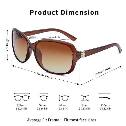 Madison Avenue 2 Pack Classic Vintage Sunglasses for Women, Fashion Sun Glasses with UV400 Protection thumbnail 5