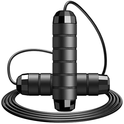 Jump Rope,Tangle-Free Rapid Speed Jump Rope with Ball Bearings for Men,Women and Kids,Adjustable Steel Skipping Rope with Ergonomic Foam Handles,A Ideal Equipment and Accessories for Workout,Fitness,Exercise,Home Gym,Slim Body - Image 1