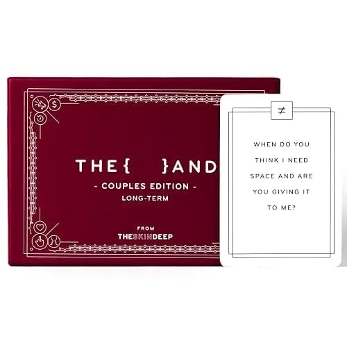 {THE AND} Long Term Couples Edition - 199 Meaningful Conversation Cards for Couples - Questions to Reconnect & Deepen Relationships - Couples Card Game to Reflect & Rediscover Love by The Skin Deep thumbnail 7