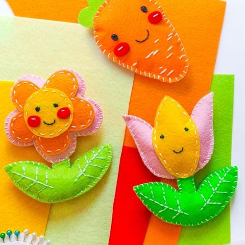 XSEINO 12 Rolls 8"x35"(20.5x90cm) 1.4mm Thick Soft Felt Fabric Sheet 12 Assorted Neon Series Colors Felt Pack for DIY Craft Sewing Squares Nonwoven Patchwork thumbnail 4