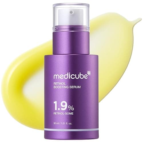 medicube Retinol Booster Serum für intensive Straffungspflege 30 ml | Feuchtigkeit & Volumenpflege, Retinol, Peptide, Vitamine, Verfeinertes Hautbild, Strahlender Teint, Koreanische Hautpflege - Image 1