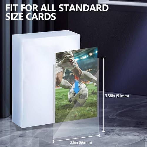200ct Card Sleeves, Penny Sleeves for Trading Cards, Pokemon Clear Card Sleeves, Soft Sports Card Sleeve, Plastic Card Protector Sleeves for TCG, Pokemon, Football, Game, MTG Cards thumbnail 3