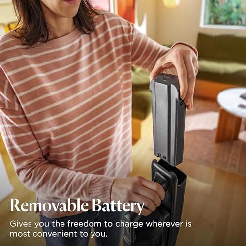 Bissell PowerClean DualBrush 280W Self-Standing Vacuum, 4196K | DualBrush & AutoAdapt technology; self-cleaning brush roll; removable battery; bright headlights thumbnail 9