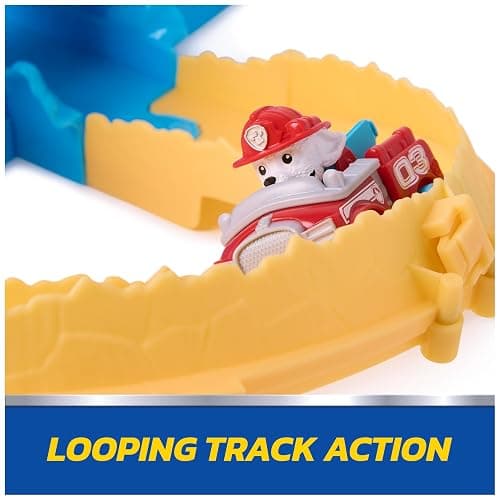 PAW Patrol Pup Squad Track Set, Looping Track Playset & Vehicle Launcher with Chase & Marshall Toy Cars, Kids Toys for Boys & Girls Ages 3 and Up thumbnail 5