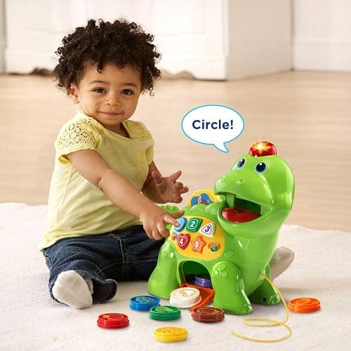 VTech Chomp and Count Dino, Green thumbnail 6