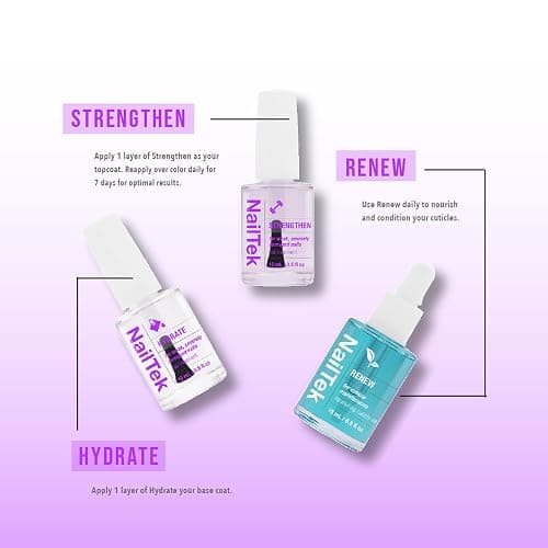 Nail Tek Rescue System – Nail Repair for Damaged Nails, Hydrate, Renew & Strengthen Nails Treatment, Made in USA, 0.5 fl oz each thumbnail 5