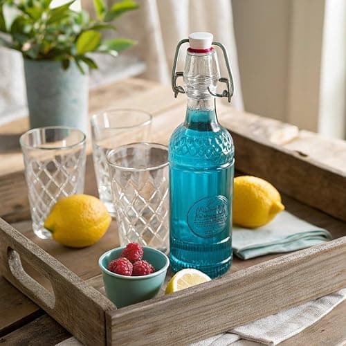Torani Blue Raspberry Syrup for Drinks, Flavoring for Iced Tea, Lemonade, and Sodas, Pump Included, 25.4 Oz thumbnail 3