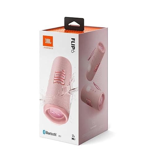 JBL Flip 6 Portable Bluetooth Speaker with 2-Way Speaker System and Powerful JBL Original Pro Sound, Up to 12 Hours of Playtime, Pink thumbnail 8