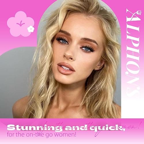 ALPHONSE Self Adhesive Lash Clusters Reusable Self Adhesive Eyelashes Fluffier Press on Lashes Extension No Glue Needed 10-16mm Glueless Lashes Clusters with Tweezers thumbnail 5