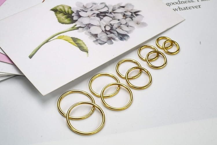 HQLA 16G Surgical Steel Hinged Clicker Segment Nose Rings Hoop Helix Cartilage Daith Tragus Sleeper Earrings Body Piercing for women 6mm 8mm 10mm 12mm 14mm thumbnail 5