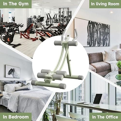 Abdominal Trainers, Adjustable AB Machine at Home or Gym for Core Strength Training, Ab Cruncher Foldable Fitness Gear for Men and Women Exercise &Workout thumbnail 6
