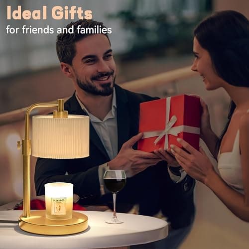 NITOWOLF Candle Warmer Lamp, Candle Lamp Warmer with Timer Adjustable Height Wax Warmer Lamp for Jar Candles, Birthday Gifts for Women Mothers Day Gifts thumbnail 5