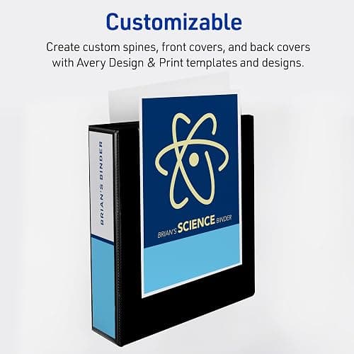 Avery Durable View 3 Ring Binders, 2 Inch Slant Rings, 530-Sheet Capacity, Assorted Pastel Colors, 4-Pack (05636) – for School, Office, Teachers, Classrooms & Home Organization thumbnail 5