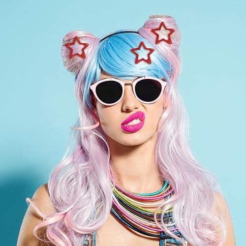 Paderison 10Pcs Y2K Star Hair Clips - Cute Metal Hair Barrettes and Non-Slip Kawaii Hair Accessories for Girls and Women (Red) thumbnail 5