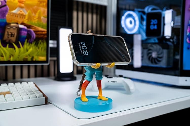 Cableguys Fortnite Fishsticks Controller Holder & Phone Stand - Gaming Setup Accessories for Desk and Game Room, Controller Stand Compatible with Xbox, PlayStation & Most Standard Game Controllers thumbnail 2