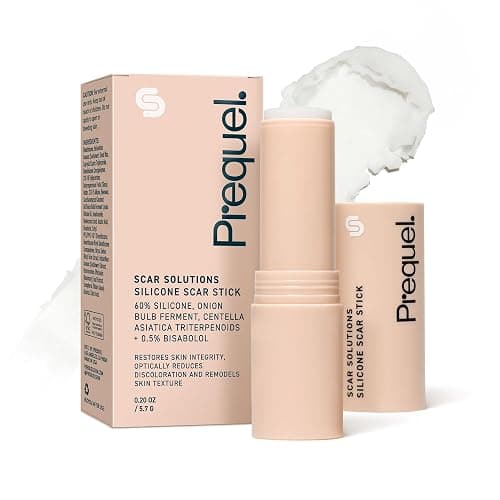 Prequel Skin Scar Solutions 60% Silicone Scar Stick. Thick Solid Velvety Film for Scars. Formula Infused with Centella Asiatica Extracts and Vitamin E. Soothing and Occlusive - Image 1