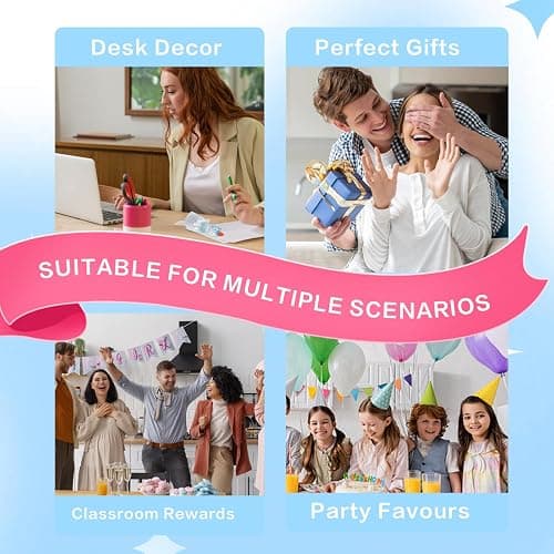 Duck Squishy Toy for Kids Ages 3+ & Adults, Stretchy Slow Rebound Malt-Sugar Style Squeeze Ball, Cute Sensory Fidget Toy for Desk, Travel, Party Favors & Stocking Stuffers(Blue) thumbnail 6