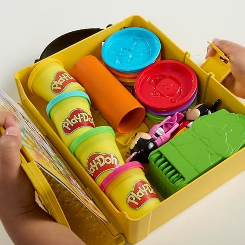 Play-Doh Disney Junior Mickey Mouse Clubhouse, Shape a Story Playset, Storage & Travel, Arts & Crafts Preschool Toys for Kids 2+ thumbnail 11