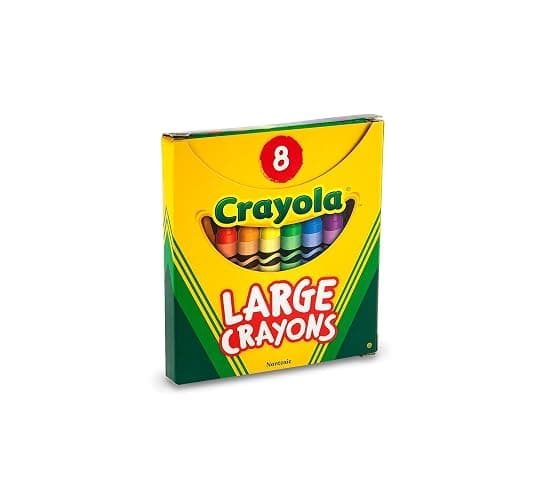 Crayola Large Crayons - Assorted (8 Count), Giant Crayons for Kids & Toddlers, Ages 2+ thumbnail 3