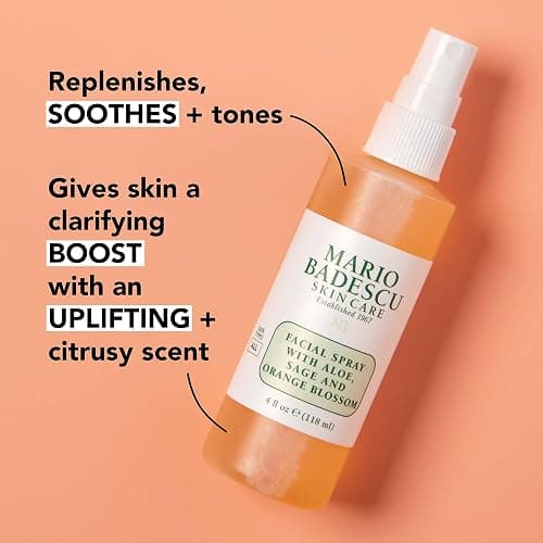 Mario Badescu Facial Spray with Aloe, Sage and Orange Blossom for All Skin Types | Face Mist that Hydrates & Uplifts thumbnail 3