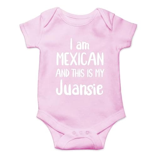 CBTwear I Am Mexican and This Is My Juansie Funny Baby Bodysuit - Image 1