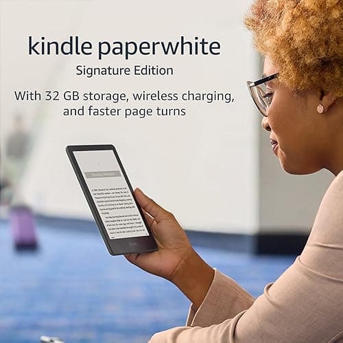 Amazon Kindle Paperwhite Signature Edition (32 GB) – With auto-adjusting front light, wireless charging, 6.8“ display, and up to 10 weeks of battery life– Without Lockscreen Ads – Agave Green - Agave Green - Without Kindle Unlimited - Without Lockscreen Ads thumbnail 6