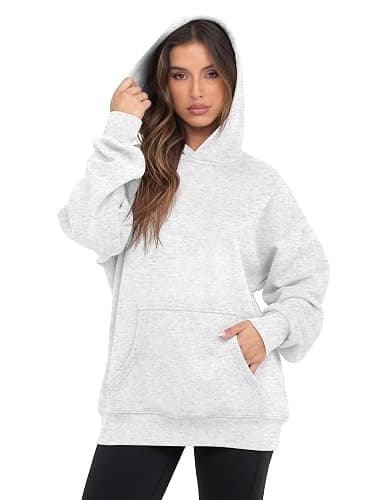 Womens Oversized Hoodies Fleece Loose Hooded Sweatshirt Fall Winter Outfits 2025 Trendy Clothes thumbnail 2