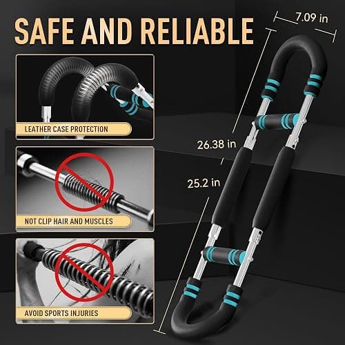 Twister Arm Trainer, Adjustable Chest Workout Equipment for Men & Women, Home Gym Strength Trainer, Muscle Builder & Strength Training for Arms, Chest thumbnail 7