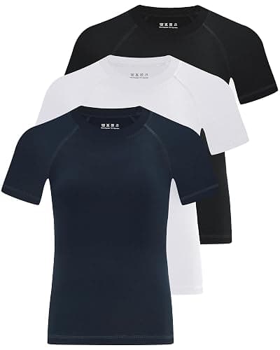 Blueleaf Boys Compression Shirt Short Sleeve Youth Basketball Football Undershirt Kids Quick Dry Athletic Base Layer T-Shirt thumbnail 6