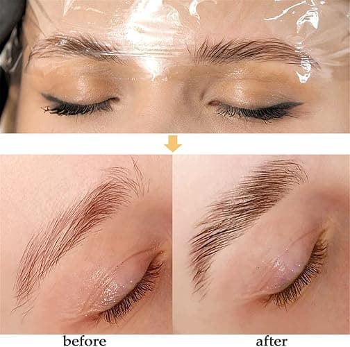 Brow Lamination Kit, KERATIN Eyebrow Lamination Kit Professional DIY Brow Lift Styling Kit For Fluffy Thicker Eyebrows, Instant Quick Perm For Brows Growth 8-weeks for Salon,Home Use thumbnail 9