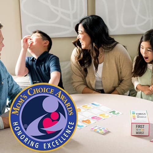 FIRST TO WORST Party Game – The Card Game About How Your Friends and Family Rank Things | Funny Ranking & Guessing Board Game for Friends & Family, Game Nights, Parties & Fun Gift Ideas thumbnail 3