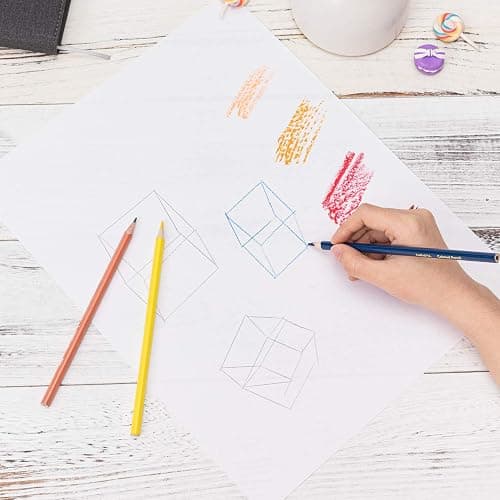 Amazon Basics Sketch Pad for Artists, 67 lb. / 100 gsm, 100 Sheets, 5.5"x8.5", White thumbnail 6