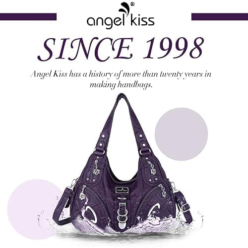 Angelkiss Hobo Purses and handbags for Women Satchel Handbag Women Purses Large Daily Shoulder Bags thumbnail 7