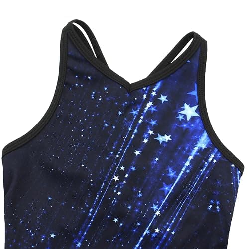 JOYSTREAM Gymnastics Leotards for Girls With Polyamide Shorts Sparkly Ballet Dance Activewear thumbnail 3