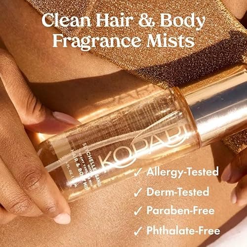Kopari Hair & Body Mist Seychelles Sands, Long-Lasting Creamy Vanilla & Musk Scent, Seductive Warm Fragrance, Toasted Vanilla, 4 oz thumbnail 6