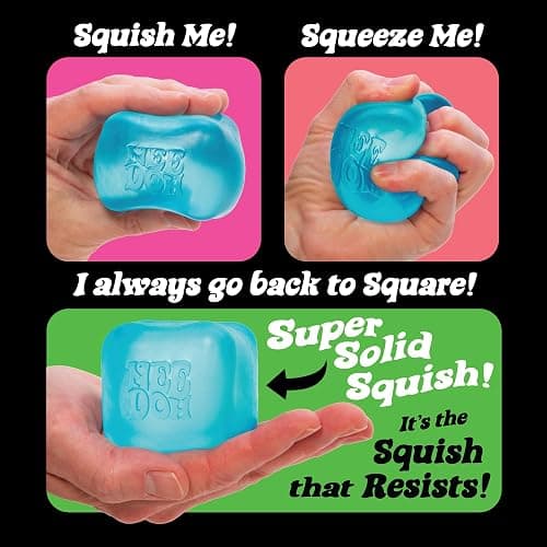 Schylling Nice Cube Nee Doh Stress Ball - Sensory Toys, Needoh Fidget Toys, Anxiety & Stress Relief, Sensory Balls, Non-Toxic Dough Material thumbnail 6