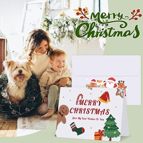 Eupako White Blank Cards and Envelopes 100 Pack - 5x7 Heavyweight Folded Cardstock and A7 Envelopes Self Seal for DIY Greeting Cards, Invitations, Wedding, Baby Shower, Birthday, Thank You Cards thumbnail 7