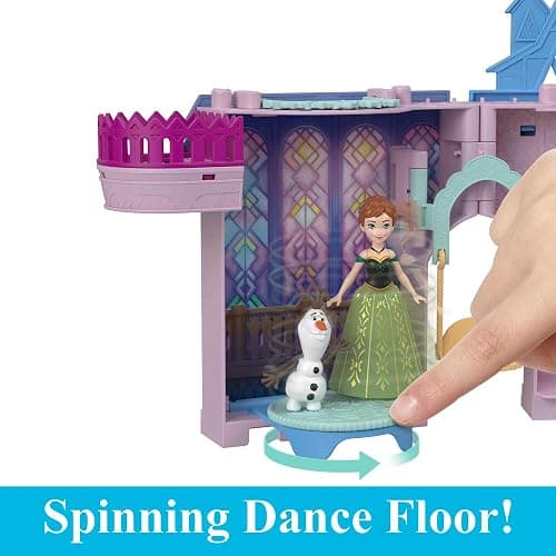 Mattel Disney Frozen Toys, Storytime Stackers Anna's Arendelle Castle, Stackable Doll House with Small Doll, Olaf & 7 Pieces, Inspired by The Movies thumbnail 4