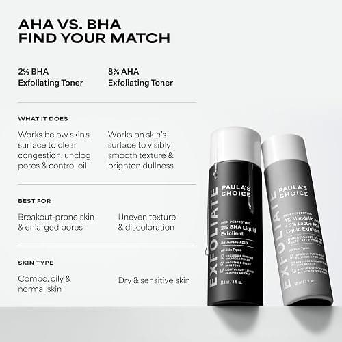 Paula's Choice 6% Mandelic + 2% Lactic Acid Liquid Exfoliant | Gentle AHA Exfoliation for Discoloration, Bumpy Texture & Radiance, for Sensitive Skin, Fragrance-Free thumbnail 9