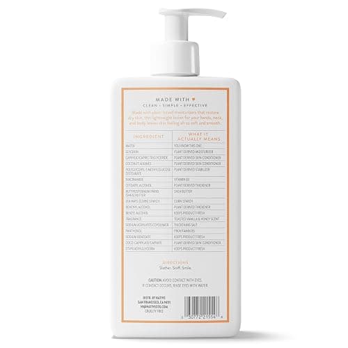 Native Moisturizing Body Lotion Contains Naturally Derived Plant-Based Moisturizers for Women and Men | Restores Dry Skin, Toasted Vanilla & Honey, 16.5 fl oz thumbnail 11