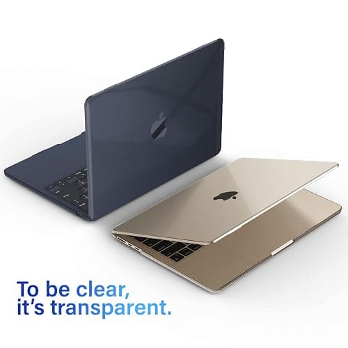 IBENZER Compatible with 2025 2024 2023 2022 MacBook Air 13 inch Case M4 A3240 M3 A3113 M2 A2681, Hardshell Case & KeyboardCover & ScreenFilm & Type-C for Mac Air 13.6, Crystal Clear, AT13-KK-CYCL+2TC thumbnail 8