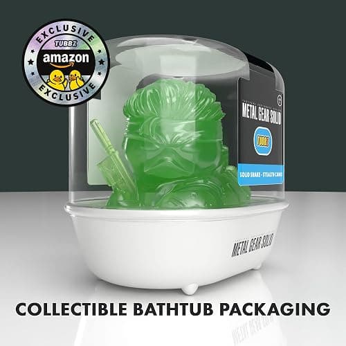 TUBBZ Amazon Exclusive: Metal Gear Solid - Stealth Camoflage Solid Snake Rubber Duck Vinyl Figure thumbnail 3