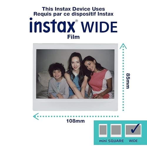 Fujifilm INSTAX Wide 400 Instant Camera - Sage Green - Camera Only thumbnail 7
