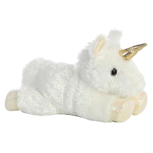 Aurora® Adorable Mini Flopsie™ Celestial™ Stuffed Animal - Mini Companions Ready for Playful Adventures - for Kids All Ages, Toddlers, Adults, and Families - White 8 Inches - Image 1