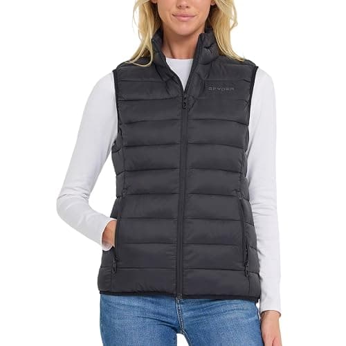 Spyder Womens Puffer Vest - Lightweight Sleeveless Puffer Vest Women - Cozy Fall Fashion Warm Quilted Jackets for Women - Image 1