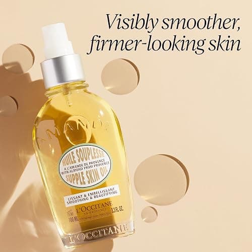 L'OCCITANE Almond Body Oil, Moisturizes, Nourishes, Hydrates, Softens Dry Skin, Absorbs Fast, Lightweight, Non-Greasy, Luxurious Post-Shower Skincare thumbnail 2