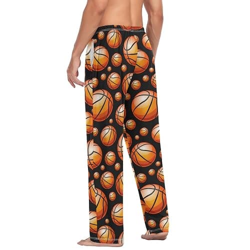 Ollabaky Pjs Men's Pajama Pants Separate Bottoms Men Long Sleep Pants Lounge Pants with Pockets thumbnail 5